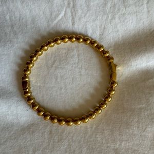 Kate Spade gold bead bracelet